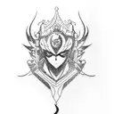 persona 5 royal tattoo design idea
