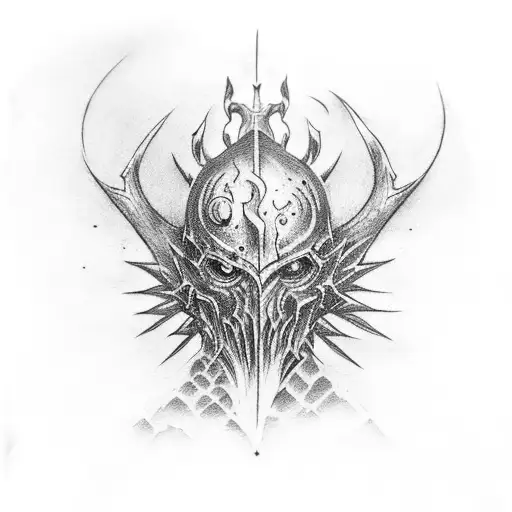 logos of dark souls, bloodbourne and elden ring tattoo design idea