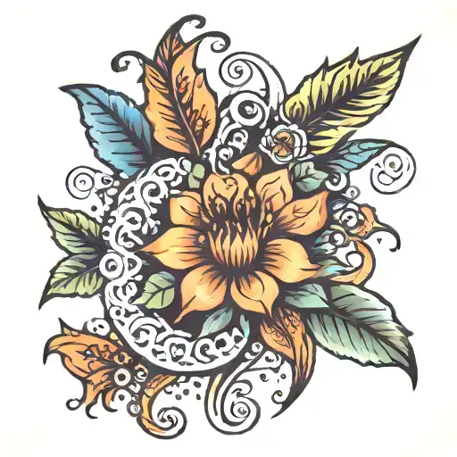 dates 16 04 1971, 16 12 1975 tattoo design idea
