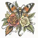 dates 16 04 1971, 16 12 1975 tattoo design idea