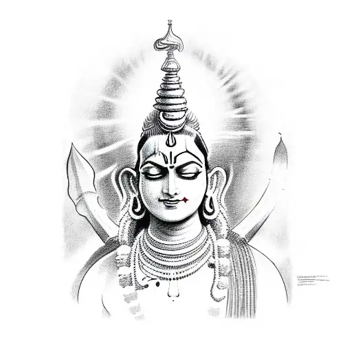 Mahadev tattoo design idea