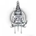 Mahadev tattoo design idea