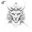 Mahadev tattoo design idea