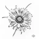 Coreopsis tattoo design idea