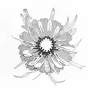 Coreopsis tattoo design idea