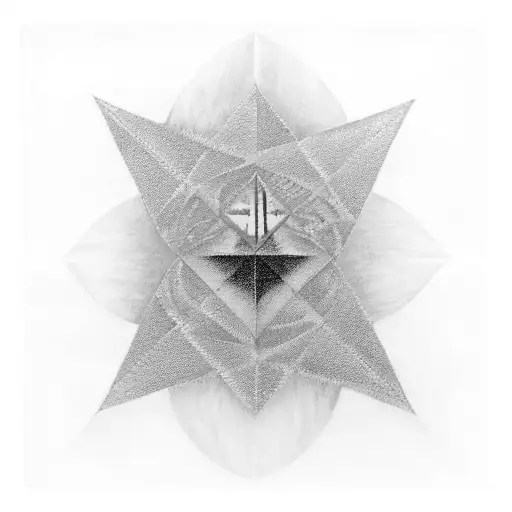 Combine the iconic Pink Floyd prism with a representation of spiritual growth and consciousness. tattoo design idea