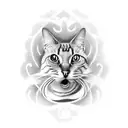 pet memorial tattoo design idea