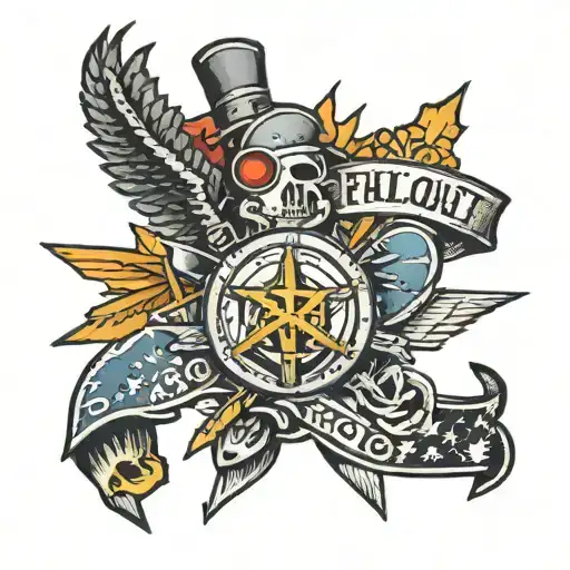Fallout New Vegas tattoo design idea