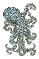 Blue-ringed octopus tattoo design idea