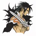 bleach anime tattoo design idea