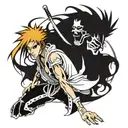 bleach anime tattoo design idea