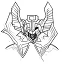 dark disloyal fate tattoo design idea