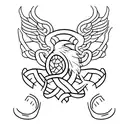 dark disloyal fate tattoo design idea