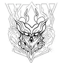 dark disloyal fate tattoo design idea