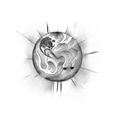 venus planet sad tattoo design idea