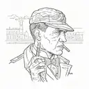 Tommy Shelby sharing a joint tattoo design idea