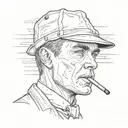 Tommy Shelby sharing a joint tattoo design idea