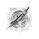 bomb squad tattoo design idea