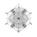 Metatrons Cube tattoo design idea