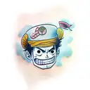 luffy  tattoo design idea