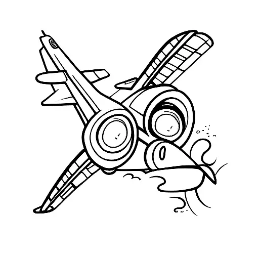 aircraft tattoo design idea