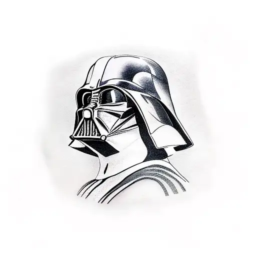 darth vader tattoo design idea