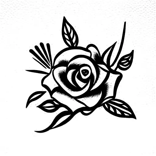 septemeber, december, may, March, April, august flower bouquet  tattoo design idea