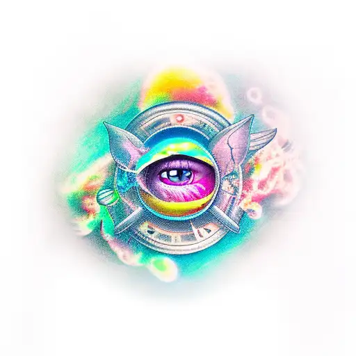 siren tattoo design idea