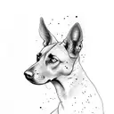 malinois tattoo design idea
