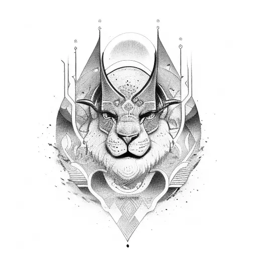 blessed word cool font tattoo design idea