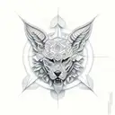 writing blessed tattoo design idea