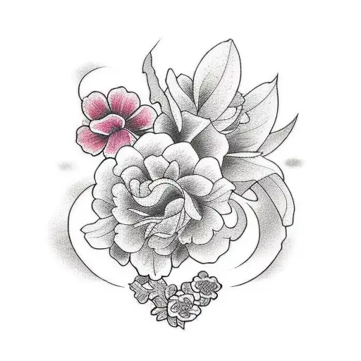 flores tattoo design idea
