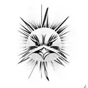 Sparrow tattoo design idea