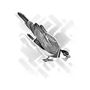 Sparrow tattoo design idea