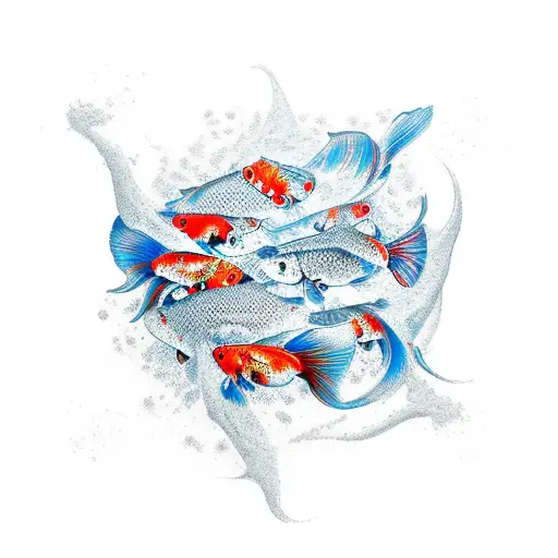 Koi Fish tattoo design idea