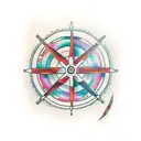 dharma wheel tattoo design idea