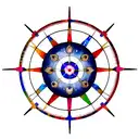 dharma wheel tattoo design idea