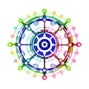 dharma wheel tattoo design idea