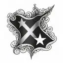 rebel flag tattoo design idea