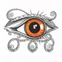 Lateralus eye  tattoo design idea