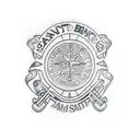 saint benedict medal tattoo design idea