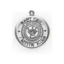 saint benedict medal tattoo design idea