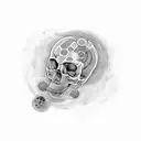 medico da peste negra tattoo design idea