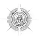 plague doctoe tattoo design idea