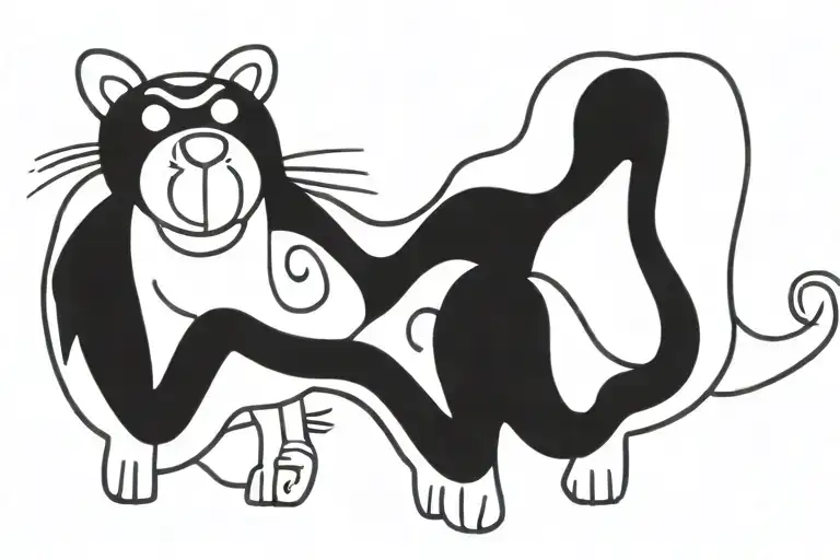 rose ,tiger ,1986 tattoo design idea
