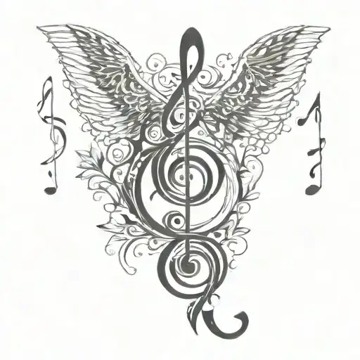 make a tattoo with Music and mental ilness and drug abuse tattoo design idea