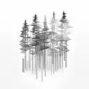 Polygon mesh tattoo design idea