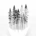 Polygon mesh tattoo design idea