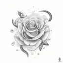 A SNACK SHADDING ITS SKIN tattoo design idea