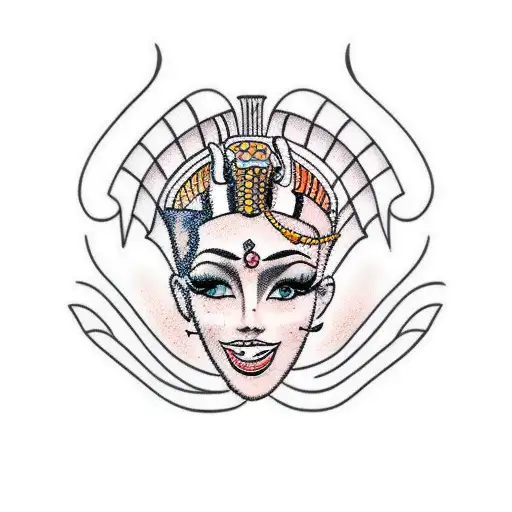 cleopatra  tattoo design idea